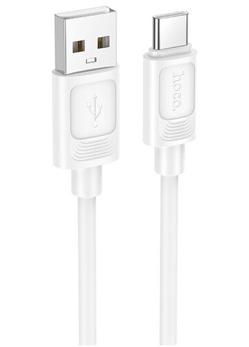 Купить Кабель круглый Hoco USB Type-C - USB 2.0 Type-A белый 1 м  5635351. Характеристики, отзывы и цены в Донецке