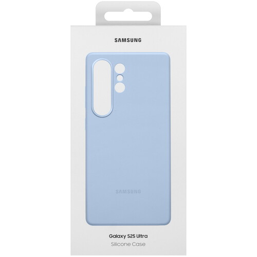 Купить Накладка  Samsung Silicone Case для Samsung Galaxy S25 Ultra голубой  5613528. Характеристики, отзывы и цены в Донецке
