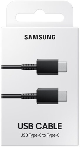 Купить Кабель круглый Samsung USB Type-C - USB Type-C черный 1 м  9119147. Характеристики, отзывы и цены в Донецке