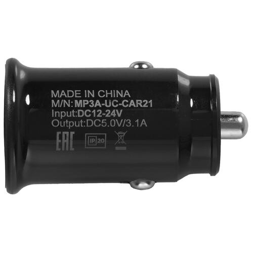 Купить Автомобильное ЗУ Cablexpert MP3A-UC-CAR21 черный  9064743. Характеристики, отзывы и цены в Донецке