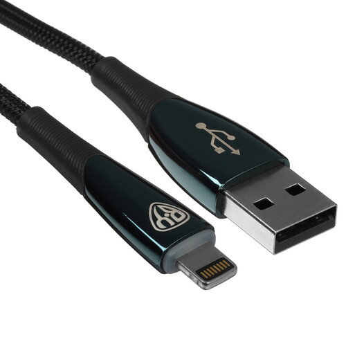 Купить Кабель круглый BY Lightning 8-pin - USB 2.0 Type-A зеленый 1 м  5482270. Характеристики, отзывы и цены в Донецке