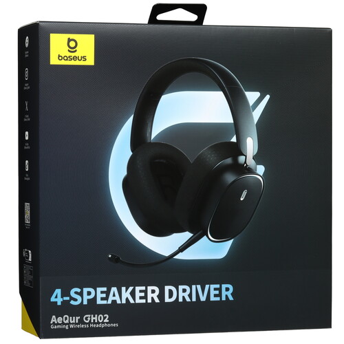 Купить Беспроводные/проводные наушники Baseus AeQur GH02 черный 2023  5623173. Характеристики, отзывы и цены в Донецке
