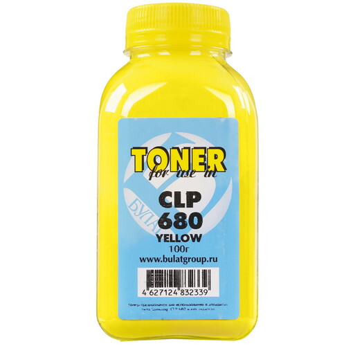 Купить Тонер Булат BASMCLP680080 желтый  5601056. Характеристики, отзывы и цены в Донецке