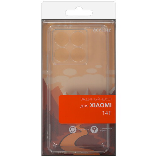 Купить Накладка  Aceline Silicone для Xiaomi 14T прозрачный  9150064. Характеристики, отзывы и цены в Донецке