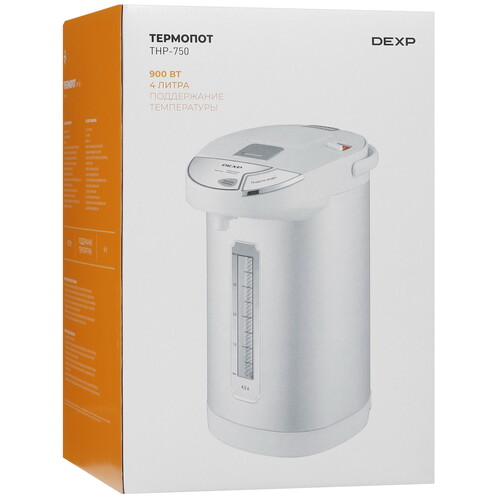 Купить Термопот DEXP THP-750 серебристый  9977891. Характеристики, отзывы и цены в Донецке