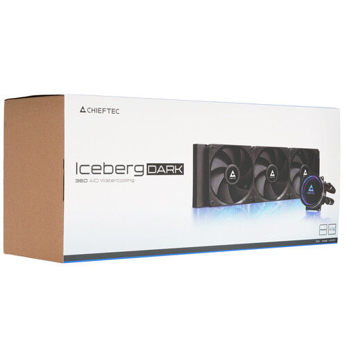 Купить Система охлаждения Chieftec Iceberg 360 DARK черная  5610218. Характеристики, отзывы и цены в Донецке