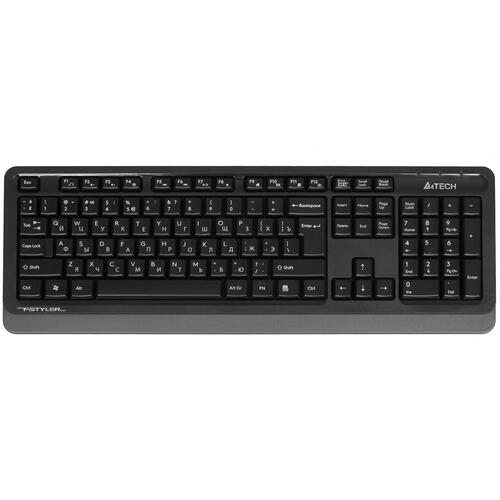 Купить Клавиатура+мышь беспроводная   A4Tech Fstyler FG1010S черный  5418122. Характеристики, отзывы и цены в Донецке