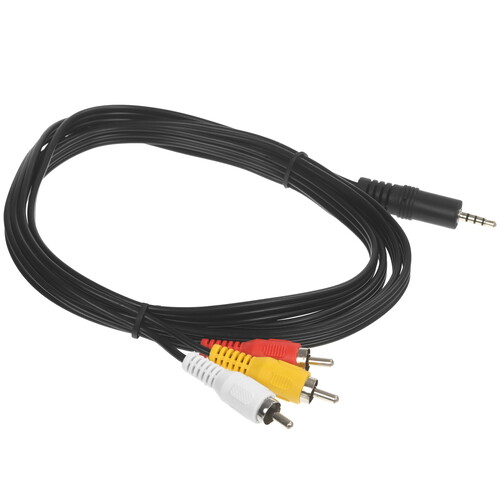 Купить Кабель   Telecom 3.5 mm jack - RCA x3 черный  5471367. Характеристики, отзывы и цены в Донецке