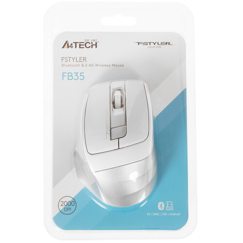 Купить Мышь беспроводная A4Tech Fstyler FB35  9931920. Характеристики, отзывы и цены в Донецке