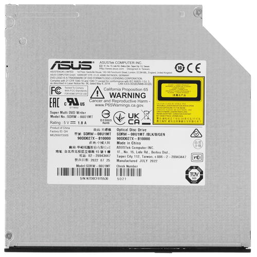 Купить Привод DVD-RW ASUS SDRW-08U1MT  5099423. Характеристики, отзывы и цены в Донецке