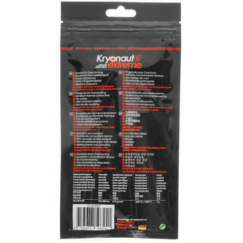 Купить Термопаста Thermal Grizzly Kryonaut Extreme  4817700. Характеристики, отзывы и цены в Донецке
