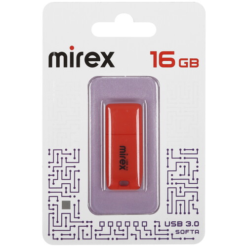 Купить Память USB Flash 16 ГБ Mirex Softa [13600-FM3SOR16]  5493867. Характеристики, отзывы и цены в Донецке