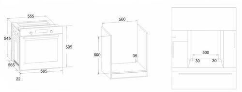 Купить Газовый духовой шкаф Simfer B6GM12016  8186950. Характеристики, отзывы и цены в Донецке