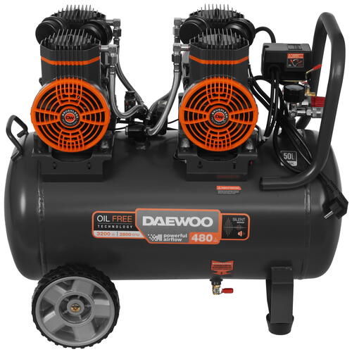 Купить Компрессор поршневой безмасляный Daewoo DAC 480S  5413090. Характеристики, отзывы и цены в Донецке