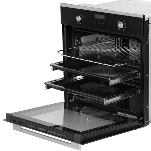 Купить Электрический духовой шкаф HAIER HOX-P09CGBX серебристый  9296793. Характеристики, отзывы и цены в Донецке