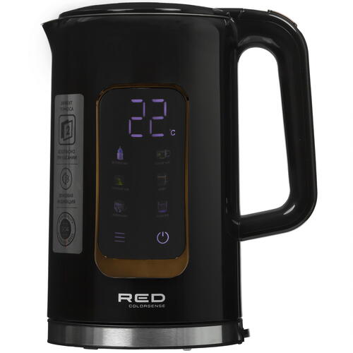 Купить Электрочайник RED COLORSENSE AM120D черный  9092991. Характеристики, отзывы и цены в Донецке