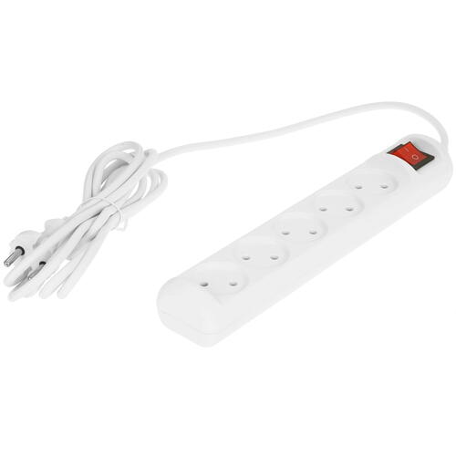 Купить Удлинитель ЭРА U-5s-3m-2x1 белый  9112886. Характеристики, отзывы и цены в Донецке