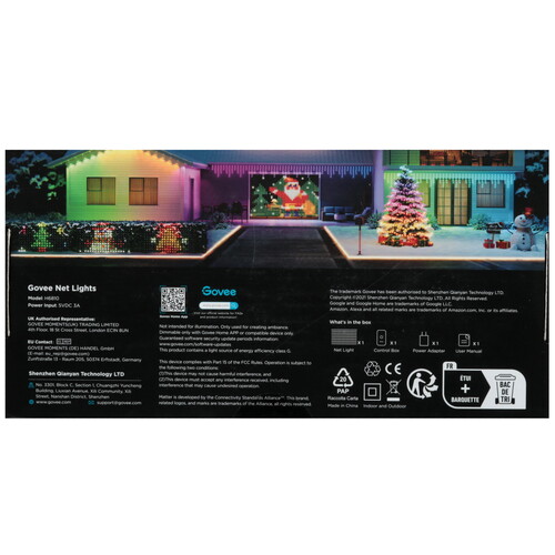 Купить Гирлянда Govee Outdoor Net Lights  5606639. Характеристики, отзывы и цены в Донецке