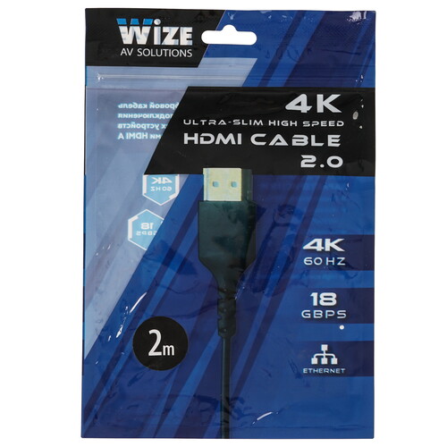 Купить Кабель  Wize HDMI - HDMI, 2 м  5479794. Характеристики, отзывы и цены в Донецке
