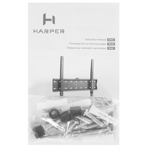 Купить Кронштейн для ТВ Harper TVX-6 черный  5366805. Характеристики, отзывы и цены в Донецке