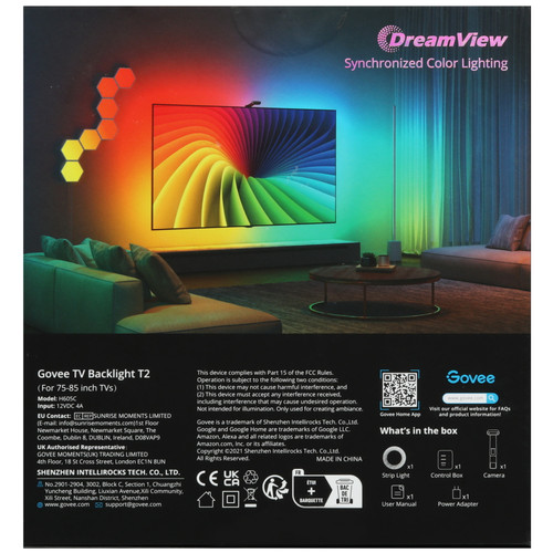 Купить Подсветка для телевизора Govee TV Backlight T2 H605C  5488119. Характеристики, отзывы и цены в Донецке