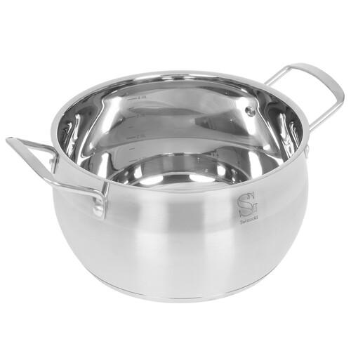 Купить Кастрюля Swisgold Capella SG-18070 4.7 л 22 см серебристый  9151804. Характеристики, отзывы и цены в Донецке
