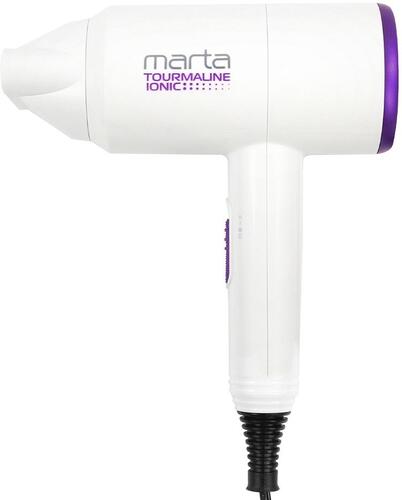 Купить Фен MARTA MT-1268 белый/фиолетовый  9058744. Характеристики, отзывы и цены в Донецке