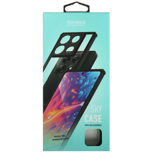 Купить Накладка  BoraSCO Sky Case для HONOR X6c зеленый  5632564. Характеристики, отзывы и цены в Донецке