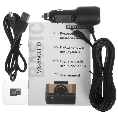 Купить Видеорегистратор Intego Basic VX-850FHD  9290759. Характеристики, отзывы и цены в Донецке