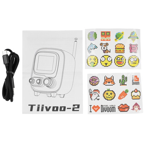 Купить Портативная колонка Divoom Tiivoo 2, бежевый  9185607. Характеристики, отзывы и цены в Донецке