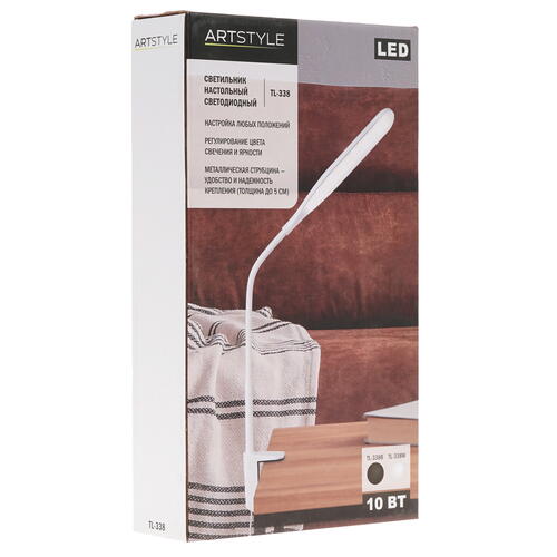 Купить Настольный светильник ArtStyle TL-338W белый  5413883. Характеристики, отзывы и цены в Донецке