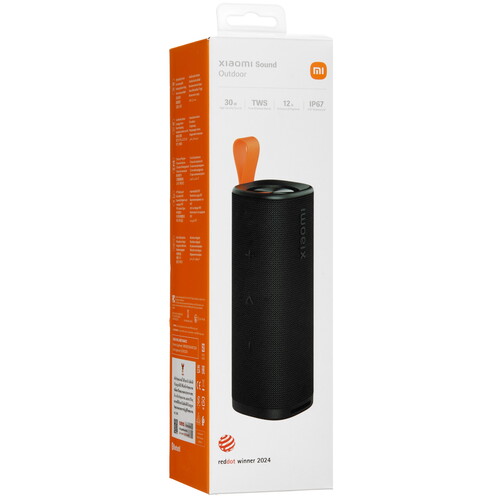 Купить Портативная колонка Xiaomi Sound Outdoor, черный  5460058. Характеристики, отзывы и цены в Донецке