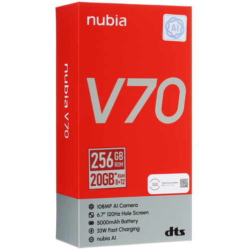 Купить 6.7" Смартфон Nubia V70 256 ГБ зеленый  5625929. Характеристики, отзывы и цены в Донецке
