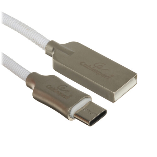 Купить Кабель круглый Cablexpert USB Type-C - USB 2.0 Type-A белый 1.8 м  5485414. Характеристики, отзывы и цены в Донецке