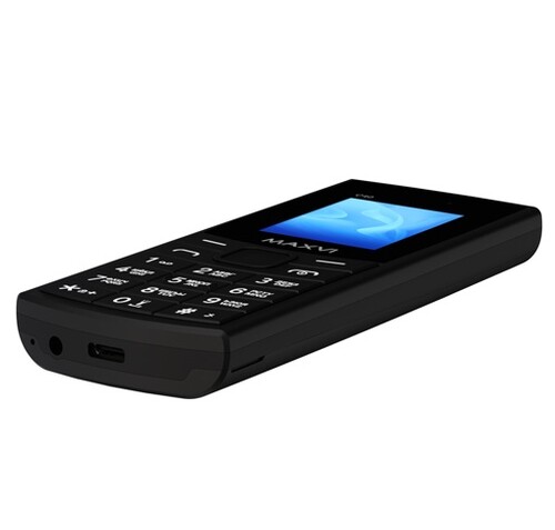 Купить Сотовый телефон Maxvi C40 черный  5476412. Характеристики, отзывы и цены в Донецке