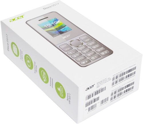 Купить Сотовый телефон Acer Disco DS17 серый  5457729. Характеристики, отзывы и цены в Донецке