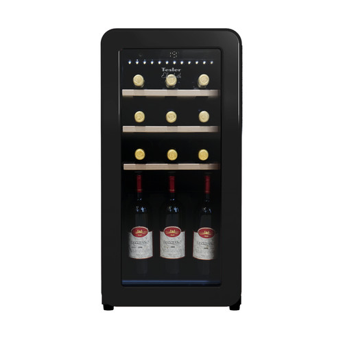 Купить Винный шкаф Tesler CWC-188 черный  9259463. Характеристики, отзывы и цены в Донецке