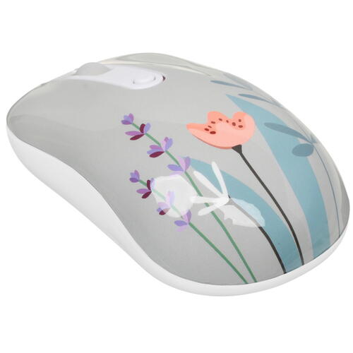 Купить Мышь беспроводная DEXP WM-311WU Flowers  голубой  5404134. Характеристики, отзывы и цены в Донецке