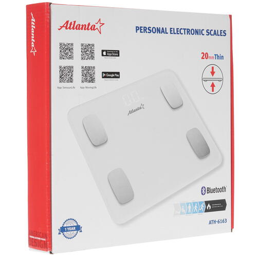 Купить Весы Atlanta ATH-6163 белый  5321003. Характеристики, отзывы и цены в Донецке