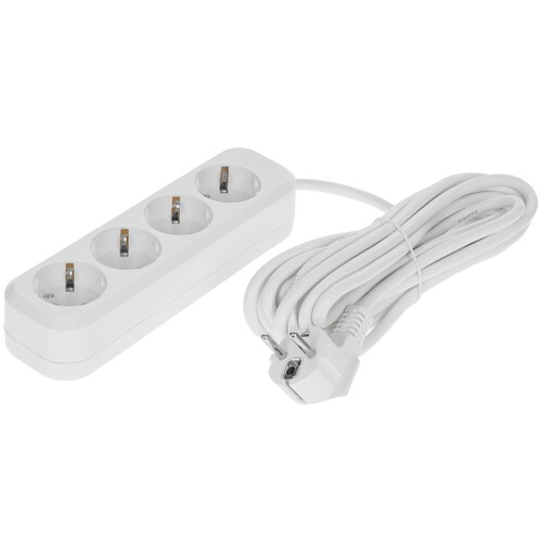 Купить Удлинитель Smartbuy SBE-16-4-05-Z белый  9192939. Характеристики, отзывы и цены в Донецке