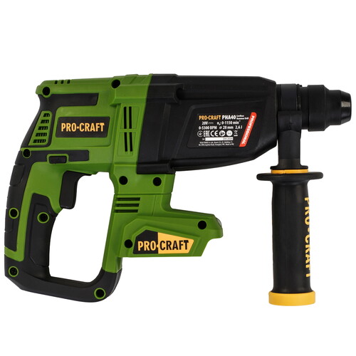 Купить Перфоратор Procraft PHA40  , Без ЗУ, Без АКБ  9277915. Характеристики, отзывы и цены в Донецке