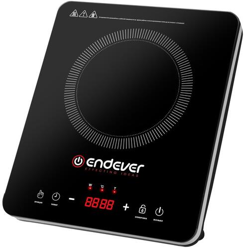 Купить Плита компактная электрическая Endever Skyline IP-56 черный  9955664. Характеристики, отзывы и цены в Донецке