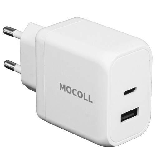 Купить Сетевое зарядное устройство MOCOLL RUI III Series 45W белый  5470424. Характеристики, отзывы и цены в Донецке