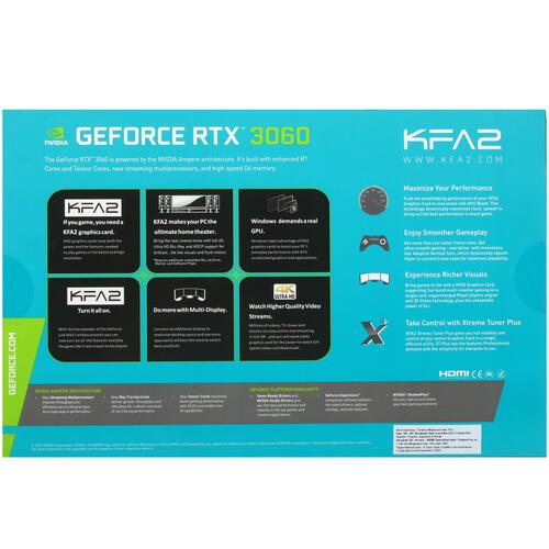 Купить Видеокарта KFA2 GeForce RTX 3060 CORE (LHR) [36NOL7MD1VOK]  4768178. Характеристики, отзывы и цены в Донецке