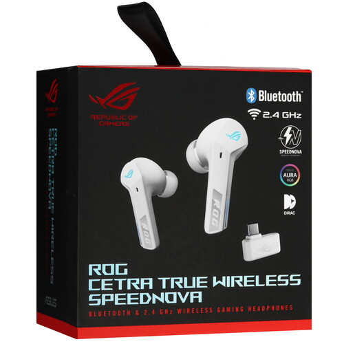 Купить Наушники TWS ASUS ROG Cetra True Wireless SpeedNova белый 2025  5618988. Характеристики, отзывы и цены в Донецке