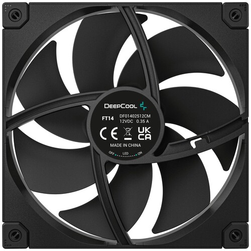 Купить Вентилятор DEEPCOOL FT14  черный  5495529. Характеристики, отзывы и цены в Донецке