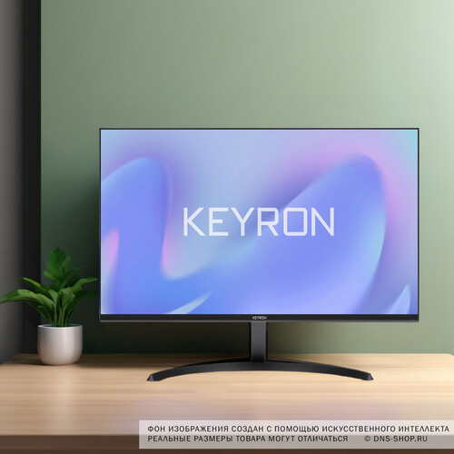 Купить 23.8" Монитор KEYRON KF24N1TB черный  9078361. Характеристики, отзывы и цены в Донецке