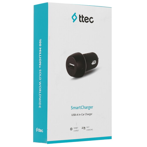 Купить Автомобильное ЗУ TTEC SmartCharger черный  9140674. Характеристики, отзывы и цены в Донецке