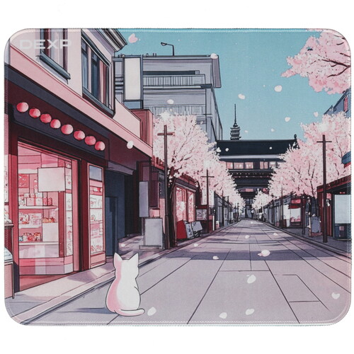 Купить Коврик DEXP Cartoon Cities Cat (M) разноцветный  9286388. Характеристики, отзывы и цены в Донецке