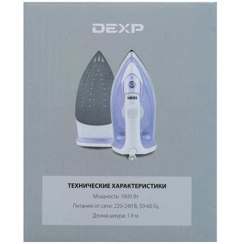 Купить Утюг DEXP NS1600C белый  1392175. Характеристики, отзывы и цены в Донецке
